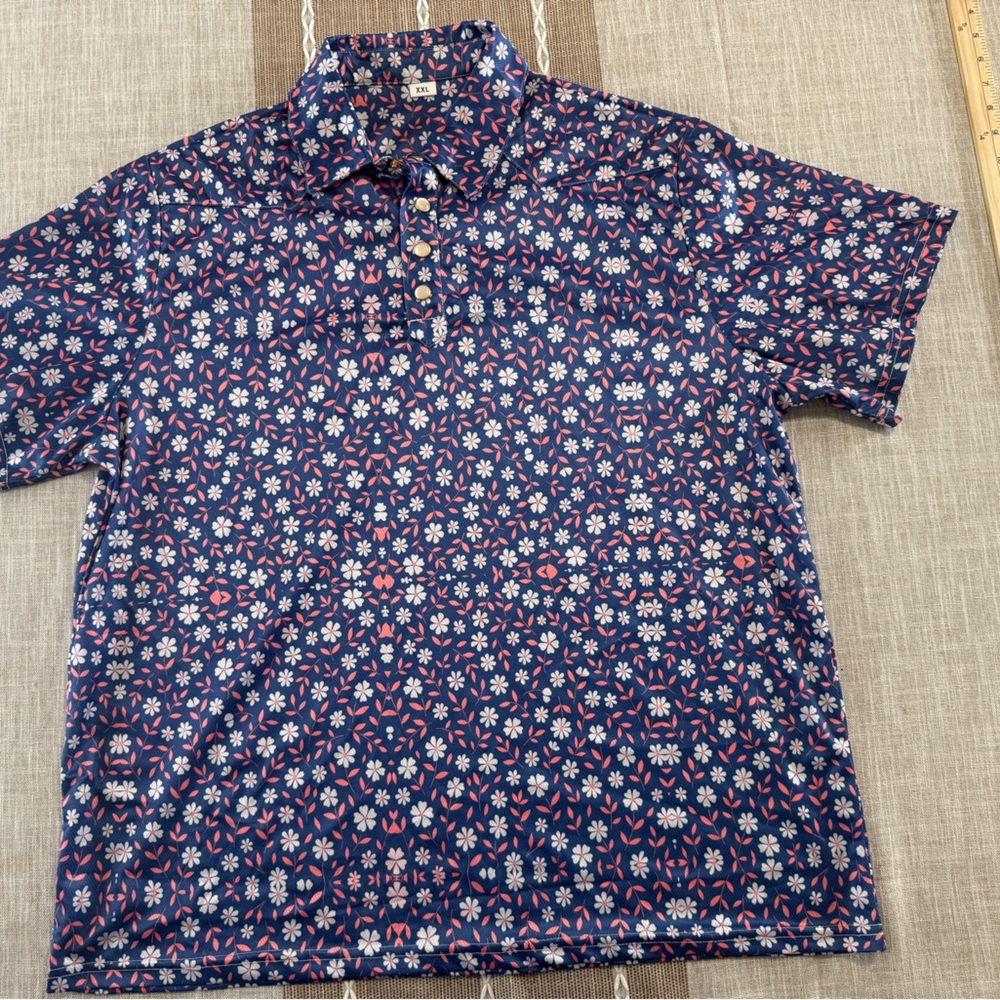Western Polo. Pearl Snaps 2XL
